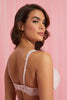 Redtag-Ivory/Dusty-Pink-Flock-Printed-Padded-Pluge-Bra-(2-Pack)-Plunge-Bras-Women's-