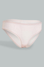 Load image into Gallery viewer, Redtag-Ivory/Dusty-Pink-Flock-Printed-Brazilian-Brief-(2-Pack)-Briefs-Brazilian-Women&#39;s-
