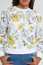 Load image into Gallery viewer, Redtag-White-Printed-Hooded-SweaT-Shirt-Sweatshirts-Women&#39;s-0
