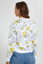 Load image into Gallery viewer, Redtag-White-Printed-Hooded-SweaT-Shirt-Sweatshirts-Women&#39;s-0
