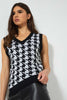 Redtag-Houndstooth-Patterned-Vest-Ponchos-Women's-
