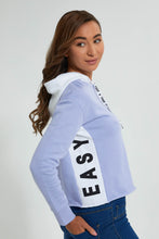 Load image into Gallery viewer, Redtag-Mint-Printed-Hooded-SweaT-Shirt-Sweatshirts-Women&#39;s-0
