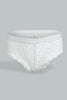 Redtag-Sage/Pale-Pink-Plain-Lace-Boyleg-Brief-(2-Pack)-Briefs-Boyleg-Women's-