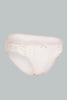 Redtag-Ivory/Dusty-Pink-Flock-Print-Bikini-Brief-(2-Pack)-Briefs-Bikini-Women's-