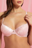 Redtag-Pale-Blue/Peach-Plain-Lace-Padded-T-Shirt-Bra-(2-Pack)-T-Shirt-Bras-Women's-