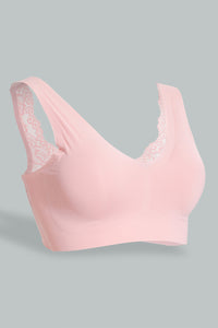 Redtag-Pale-Pink-Plain-Padded-Lace-Comfort-Bra-Colour:Assorted,-Filter:Women's-Clothing,-New-In,-New-In-Women,-Non-Sale,-S22A,-Section:Women,-Women-Bras-Women's-