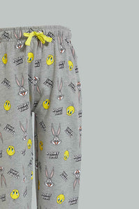 Redtag-Grey-Snoopy-Jogger-Character,-Colour:Grey,-Filter:Girls-(2-to-8-Yrs),-Girls-Joggers,-New-In,-New-In-GIR,-Non-Sale,-Section:Kidswear,-TBL,-W21B-Girls-2 to 8 Years