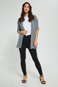 Redtag-3/4-Sleeve-Cardigan-With-Pocket-Cardigans-Women's-