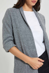 Redtag-3/4-Sleeve-Cardigan-With-Pocket-Cardigans-Women's-