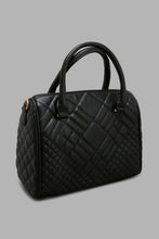 Load image into Gallery viewer, Redtag-Black-Quilted-Day-Bag-Colour:Black,-Filter:Women&#39;s-Accessories,-New-In,-New-In-Women-ACC,-Non-Sale,-W21B,-Women-Handbags-Women-
