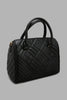 Redtag-Black-Quilted-Day-Bag-Colour:Black,-Filter:Women's-Accessories,-New-In,-New-In-Women-ACC,-Non-Sale,-W21B,-Women-Handbags-Women-