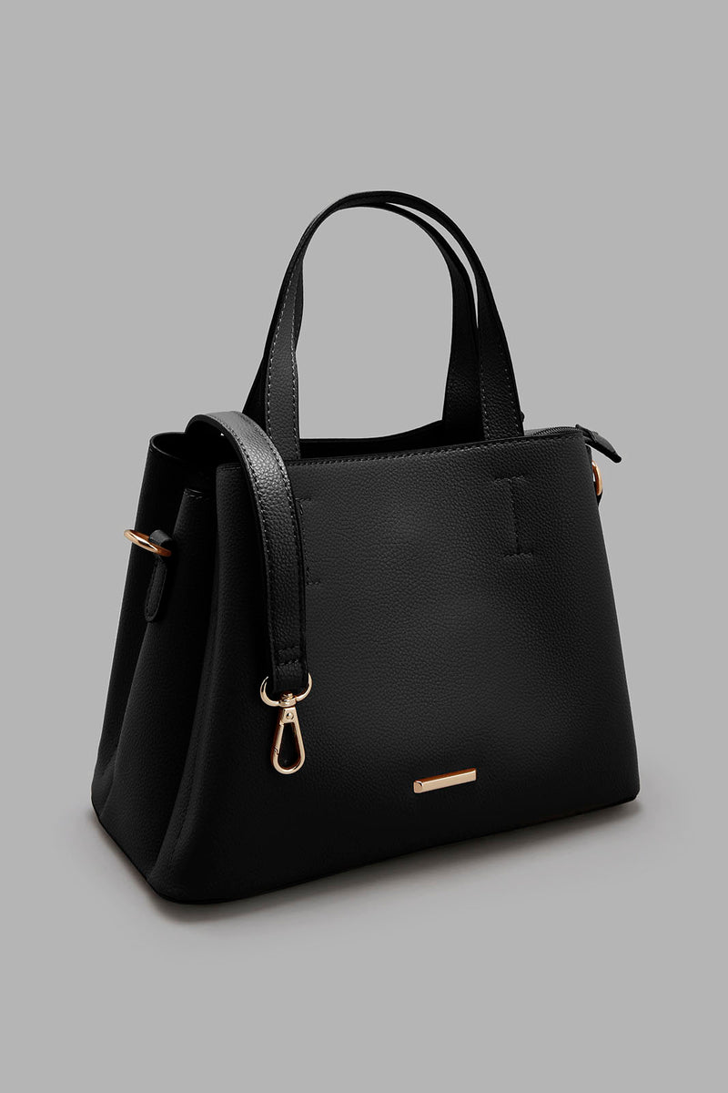 Redtag-Black-Day-Bag-Colour:Black,-Deals:20%OFF,-Filter:Women's-Accessories,-New-In,-New-In-Women-ACC,-Non-Sale,-W21B,-Women-Handbags-Women-