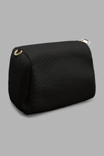 Load image into Gallery viewer, Redtag-Black-Weave-Embellished-Day-Bag-Colour:Black,-Filter:Women&#39;s-Accessories,-New-In,-New-In-Women-ACC,-Non-Sale,-W21B,-Women-Handbags-Women-
