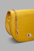 Redtag-Mustard-Crossbody-Croco-Textured-Colour:Mustard,-Filter:Women's-Accessories,-New-In,-New-In-Women-ACC,-Non-Sale,-W21B,-Women-Handbags-Women-