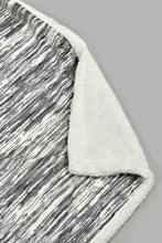 Load image into Gallery viewer, Redtag-Grey-Reversible-Textured-Blanket-(Single-Size)-Blankets-Home-Bedroom-
