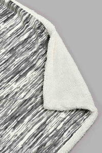Redtag-Grey-Reversible-Textured-Blanket-(Double-Size)-Blankets-Home-Bedroom-