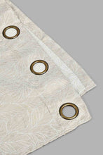 Load image into Gallery viewer, Redtag-Beige-Geometric-Jacquard-&amp;-Sheer-4-Piece-Curtain-Set-Curtains-Home-Bedroom-
