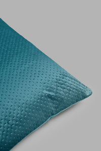 Redtag-Teal-Pinsonic-Velvet-Floor-Cushion-Floor-Cushions-Home-Bedroom-