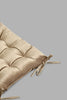 Redtag-Beige-Velvet-Chair-Pad-Chairpads-Home-Bedroom-