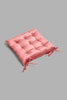 Redtag-Pink-Velvet-Chair-Pad-Chairpads-Home-Bedroom-