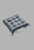 Redtag-Grey-Velvet-Chair-Pad-Chairpads-Home-Bedroom-