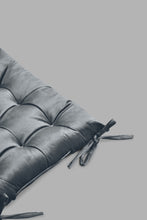 Load image into Gallery viewer, Redtag-Grey-Velvet-Chair-Pad-Chairpads-Home-Bedroom-
