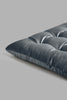 Redtag-Grey-Velvet-Chair-Pad-Chairpads-Home-Bedroom-