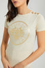 Redtag-Beige-T-Shirt-With-Artwork-Graphic-Prints-Women's-0