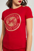 Redtag-Red-T-Shirt-With-Artwork-Graphic-Prints-Women's-0