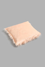 Load image into Gallery viewer, Redtag-Pink-Faux-Fur-Throw-Cushions-Home-Bedroom-
