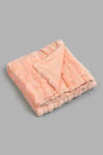 Load image into Gallery viewer, Redtag-Pink-Faux-Fur-Cushion-Throws-Home-Bedroom-

