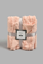 Load image into Gallery viewer, Redtag-Pink-Faux-Fur-Cushion-Throws-Home-Bedroom-
