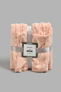 Redtag-Pink-Faux-Fur-Cushion-Throws-Home-Bedroom-