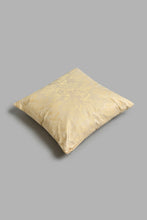Load image into Gallery viewer, Redtag-Beige-Floral-Jacquard-Cushion-Cushions-Home-Bedroom-
