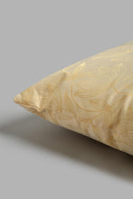 Load image into Gallery viewer, Redtag-Beige-Floral-Jacquard-Cushion-Cushions-Home-Bedroom-
