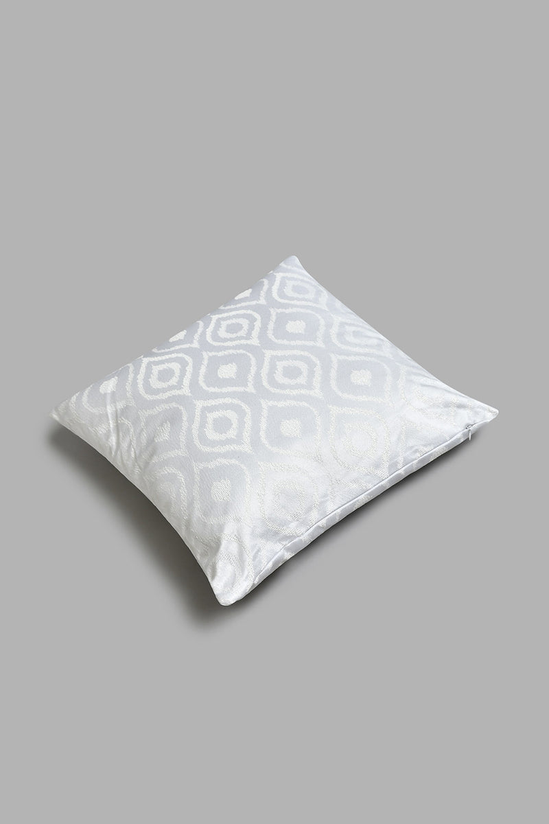 Redtag-Ivory-Geometric-Jacquard-Cushion-Cushions-Home-Bedroom-