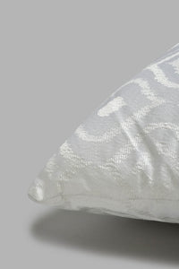 Redtag-Ivory-Geometric-Jacquard-Cushion-Cushions-Home-Bedroom-