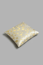 Load image into Gallery viewer, Redtag-Gold-Leaf-Jacquard-Cushion-Cushions-Home-Bedroom-
