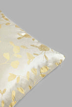 Load image into Gallery viewer, Redtag-Gold-Leaf-Jacquard-Cushion-Cushions-Home-Bedroom-
