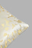 Redtag-Gold-Leaf-Jacquard-Cushion-Cushions-Home-Bedroom-