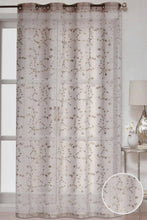 Load image into Gallery viewer, Redtag-Beige-1-Piece-Floral-Sheer-Curtain-Curtains-Home-Bedroom-
