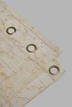 Load image into Gallery viewer, Redtag-Beige-1-Piece-Floral-Sheer-Curtain-Curtains-Home-Bedroom-
