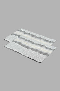 Redtag-Assorted-Single-Geometric-Print-Flat-Sheet-Set-(2-Piece)-Flat-Sheets-Home-Bedroom-
