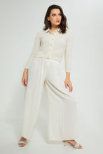 تنزيل الصورة على معرض الصور، Redtag-Beige-Pleated-Leg-Pant\-Trousers-Women&#39;s-0
