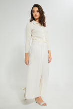 تنزيل الصورة على معرض الصور، Redtag-Beige-Pleated-Leg-Pant\-Trousers-Women&#39;s-0
