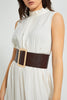 Redtag-Pleated-Dress-With-Belt-Dresses-Women's-0