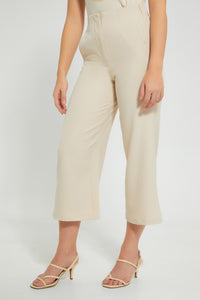 Redtag-Beige-Wide-Leg-Pant-Trousers-Women's-0