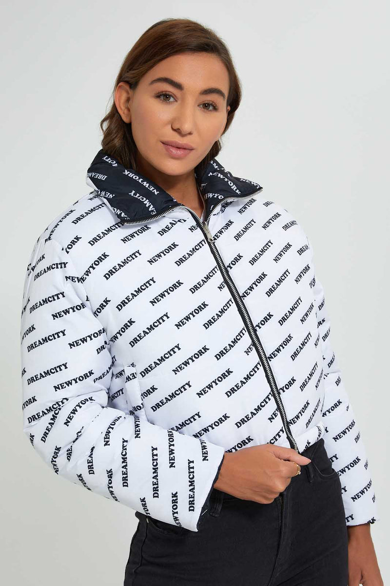 Redtag-Allover-Print-Padded-Jacket-Jackets-Women's-0