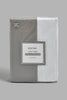 Redtag-Grey/White-Pillowcase-4-Piece-Set-Pillowcases-Home-Bedroom-