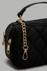Redtag-Black-Crossbody-With-Quilting-And-Small-Pouch-Cross-Body-Bags-Women-